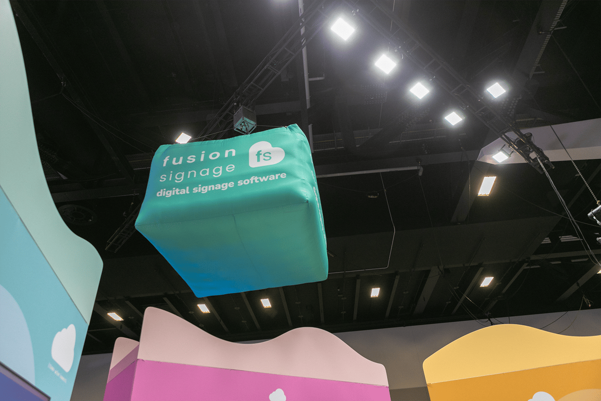 The Fusion Signage stand 2024